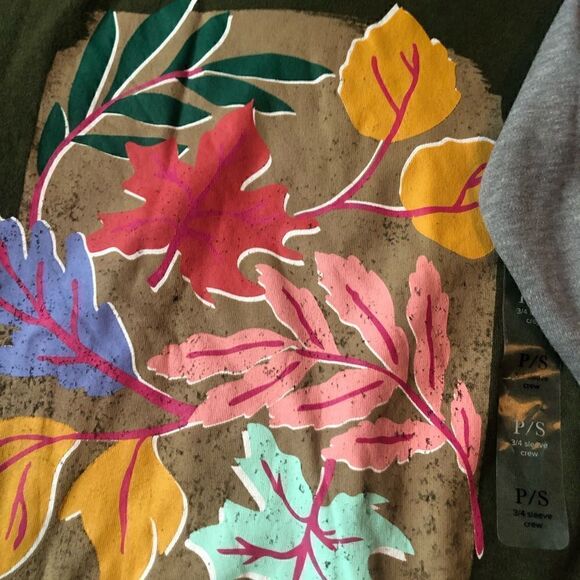 Set of 2 Kim Rodgers size small 3/4 sleeve crew neck shirts - new - Picture 5 of 7